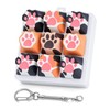 Dalycro Cat Paw Keyboard Fidget, 9-in-1 Clicker Keychain with Clicky