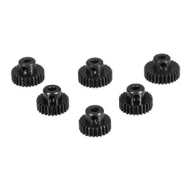 NUZAMAS 48DP Metal Gears 24T-29T for 3.175mm Shaft RC Car Parts, Compatible with 1/10 Scale RC Cars, Adults & Older Children