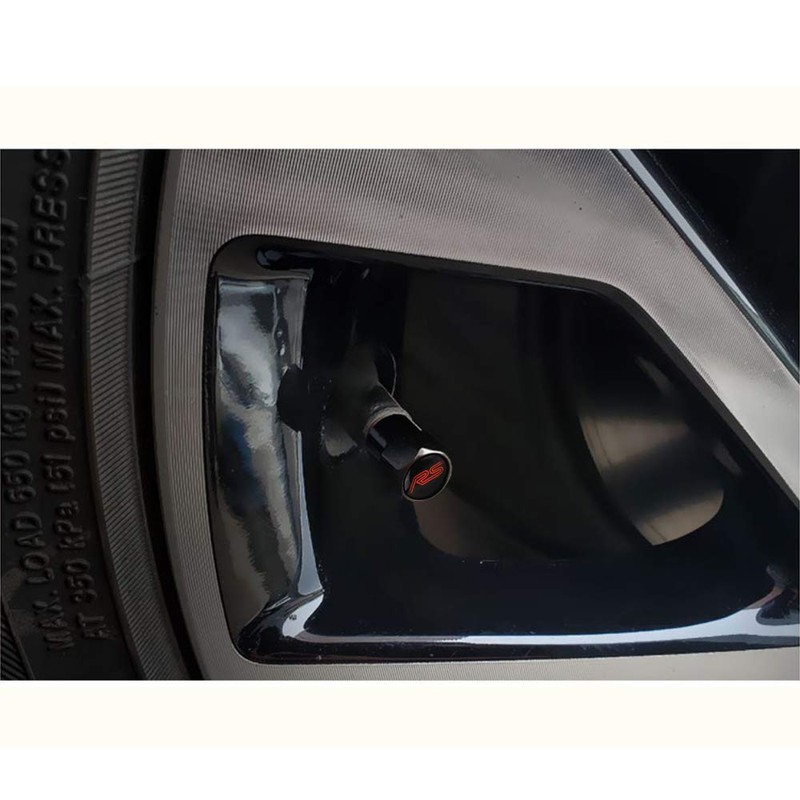 XDG 4Pcs Car Tire Covers Rustproof Metal Chrome Valve Stem