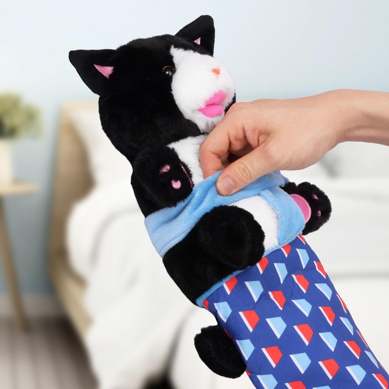 Pack of 2 Cat Hand Puppets, Interactive Cat Toy Hand