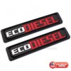 Mopar SET 2 DODGE RAM 1500 Black "Eco Diesel" Nameplate