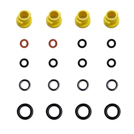 20PCS O Ring Nozzle Set for Karcher Pressure Washer Accessories Compatible with Karcher K2 K3 K4 K5 K6 K7 Hose Nozzle, Spare O Ring Seal 2.640-729.0 Rubber, Cleaning Tools Accessories