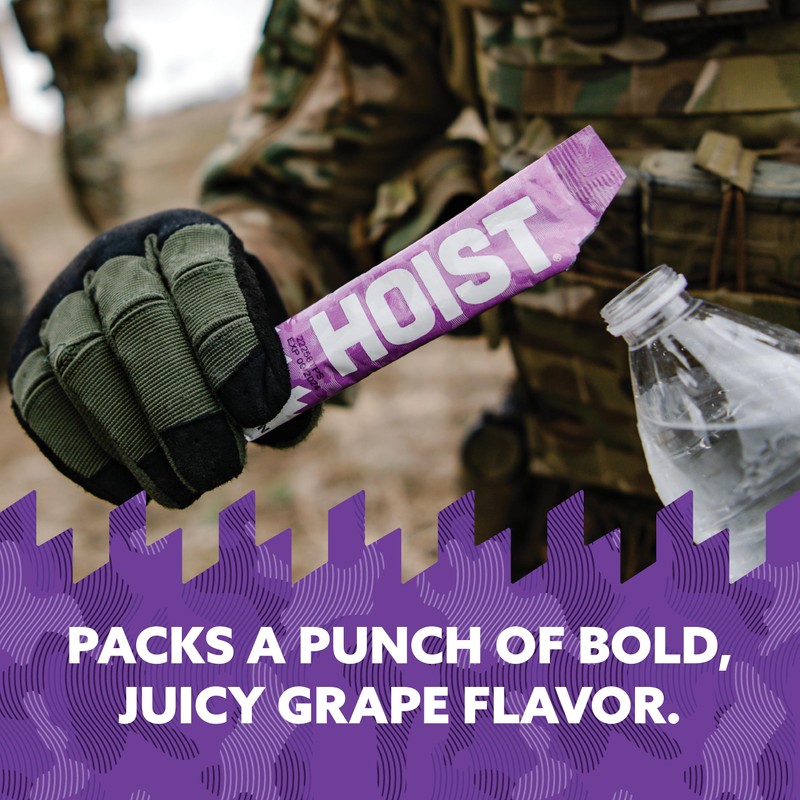 HOIST Electrolyte Drink Mix Powder Sticks – Rapid Rehydration, Military