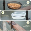 ERYTLLY Deck Hook Bird Feeder Pole Bird Feeder Porch Multi