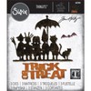 Tim Holtz Sizzix Thinlits Trick-or-Treat Die Set, 662384, 3 Pieces