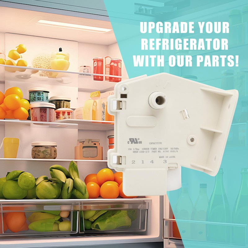 Hnemix Freezer Defrost Timer 5304518034 OEM Refrigerator Defrost Timer Replacement