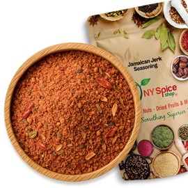 NY SPICE SHOP Jamaican Jerk Seasoning - 6 Ounce Jamaican Jerk Mix Spice Blend for Marinating Chicken, Meat, Beef and Fish - All Purpose Seasoning for Cooking