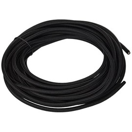 32.8ft Round 18/2 Rayon Covered Wire,HESSION 18 AWG Antique Industrial Electrical Cloth Cord,Vintage Style Lamp Cord Strands(Black)