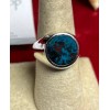 Natural Creations mens sterling silver ring Size 12 Shattuckite