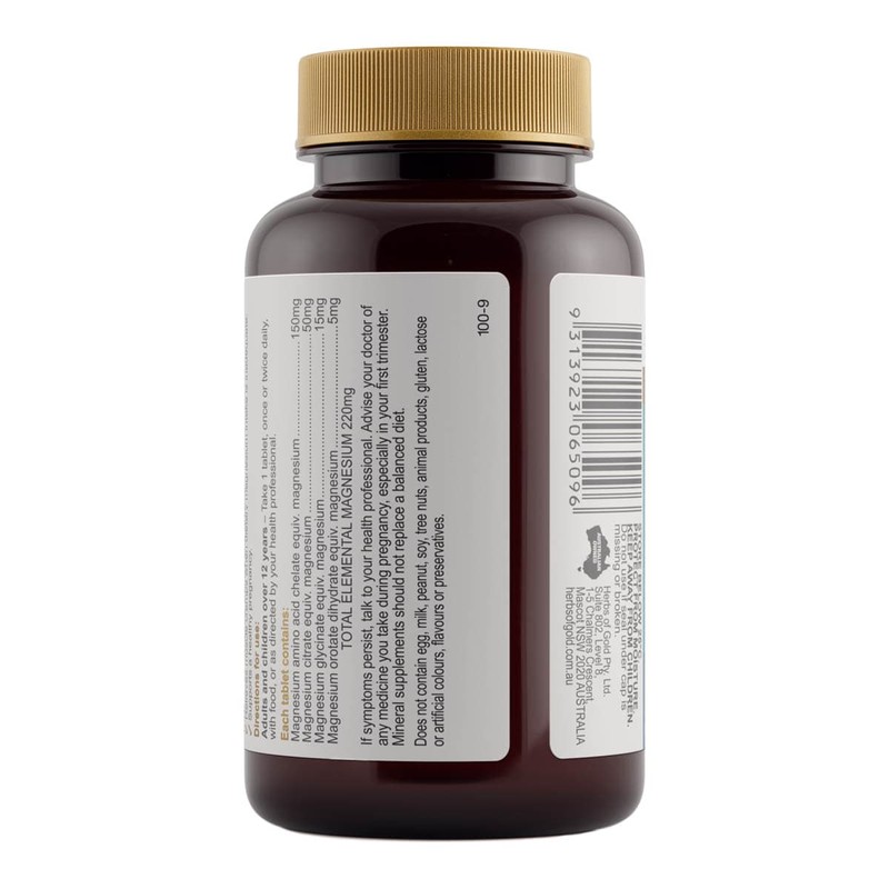Herbs of Gold Magnesium Forte - 60 Tablets, 60 tablets