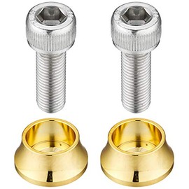 POSH 270308 Top Bridge Fastening Bolt Set (2 Pieces/Set) Gold Plated Monkey Gorilla