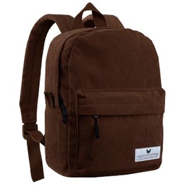 Tinyloaders Children's Backpack Corduroy Unisex Children's Backpack Leisure Backpack Daypack Leisure Boys Girls Boy Girl Nursery School, brown