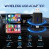 Wireless CarPlay Adapter USB & USB-C – Compatible with Apple