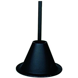 On Time Wildlife Feeders Aluminum Mounting Funnel, Black, 00101