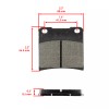 Caltric Front & Rear Brake Pads for Suzuki VX800 1990