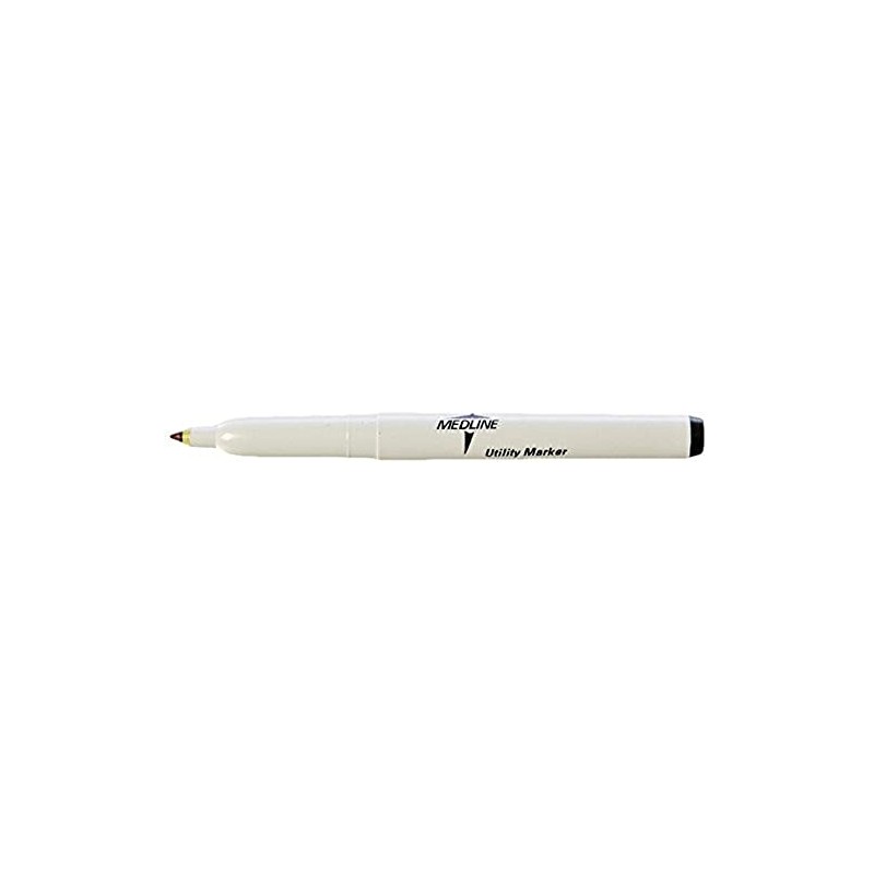 Medline Sterile Regular Tip Surgical Utility Markers with Ruler and