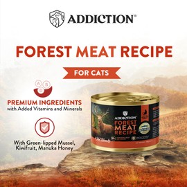 Addiction Wild Islands Forest Meat Premium Venison & Beef Grain-Free Canned Cat Food (Pack of 24)