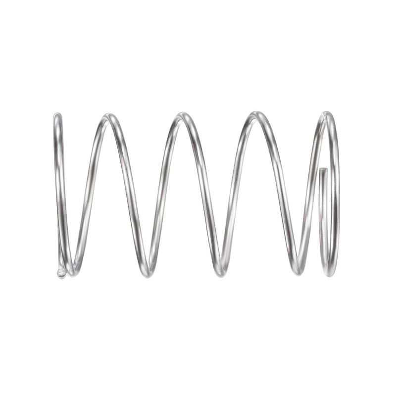 sourcing map Compression Spring, 304 Stainless Steel Compression Springs, Silver