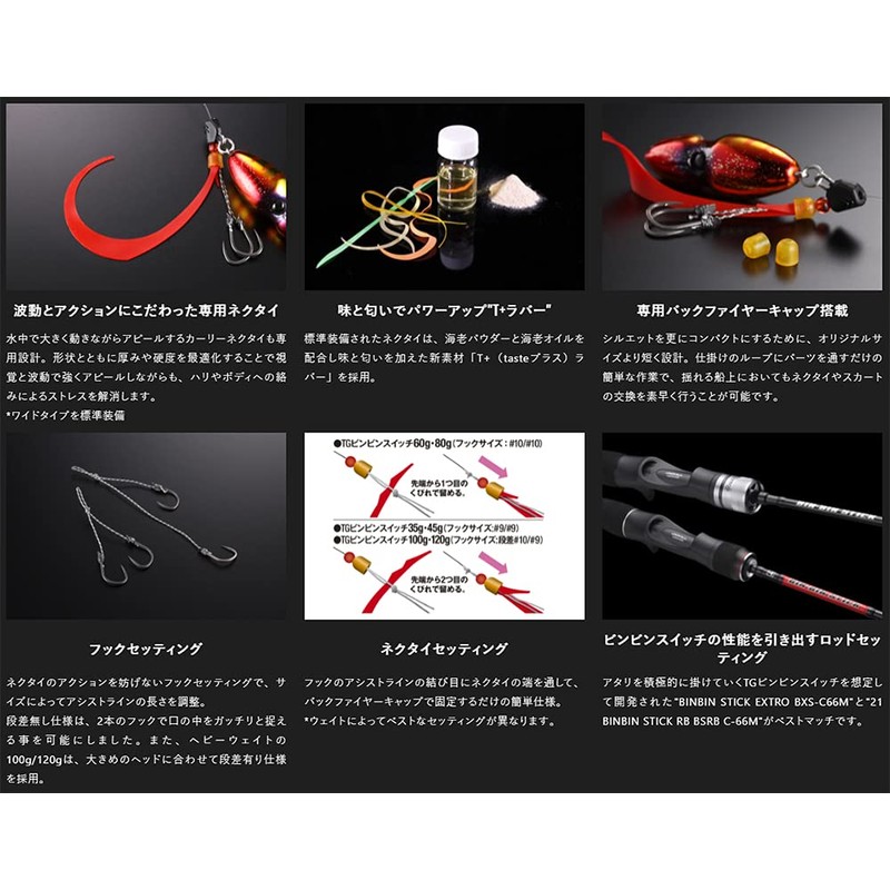 JACKALL TG Bing Switch 2.8 oz (80 g) Keimura Sapphire