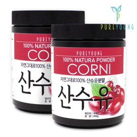 Domestic Cornus officinalis powder 300g+300g / 국산 산수유 분말 300g+300g