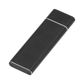 Portable Hard Disk Enclosure,SB C SSD Enclosure,M.2 NGFF High Speed Transfer, Support USB3.0 5Gbps USB 3.1 10Gbps Type C, Metal SSD Enclosure for Computer (Black)