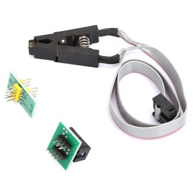 Yctze Test Clip, SOIC8 SOP8 Flash Chip IC Test Clip Programming Socket Adapter Board Cable