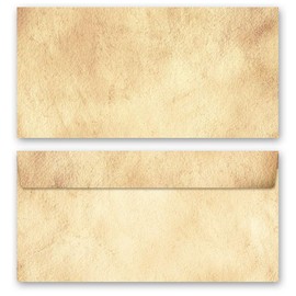 Envelopes Antique & History Pack of 50 Envelopes (Without Window) DIN Long (220 x 110 mm) Paper-Media