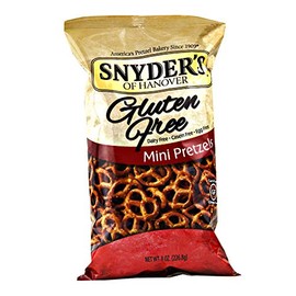 Snyder's of Hanover Certified Gluten Free Pretzels- 8 oz. Bags (Gluten Free Minis, 3 Bags)