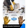 toolant 2 Pairs Slip-On Winter Leather Work Gloves for Men,