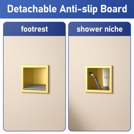 Shower Niche, Wall Shower Stool Niche for Bathroom