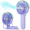 SWEETFULL Portable Misting Fan - 180° Foldable Handheld Personal Fan