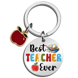 Cxulquvs Best Teacher Gifts for Women Teacher Appreciation Gifts Keychain Unique Teachers Thanksgiving Birthday Christmas Gift Ideas for Her