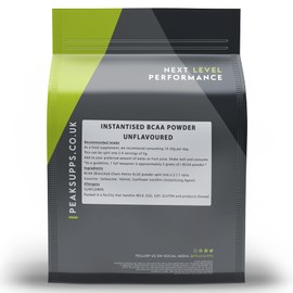 Instant BCAA Powder 250g - Branched Chain Amino Acids - Vegan