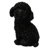 Oubia H24092-3 Looking Back Toy Poodle Black (Small), 3.9 x