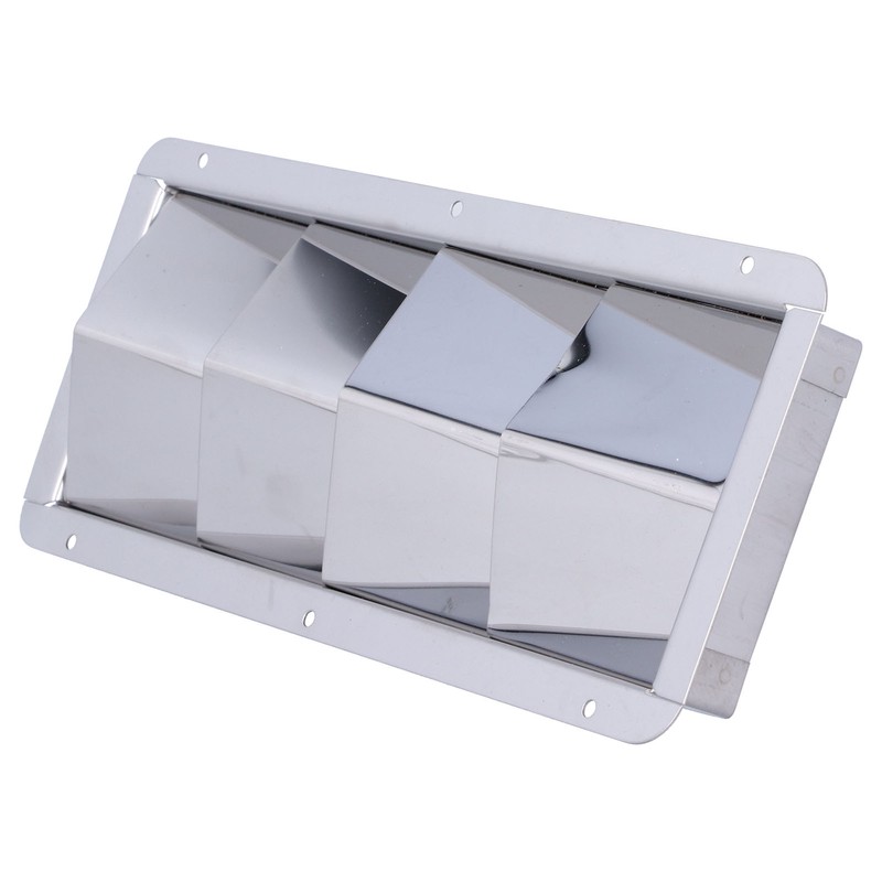 Marine Louver Vent Grille Square 4 Slots Grid Cover Boat