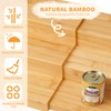 Expandable Bamboo Can Rack Organizer, 3 Tier Canned Food Storage