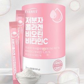 EVERFIT Low Molecular Collagen Biotin Vitamin C 60 packets / EVERFIT 저분자 콜라겐 비오틴 비타민C 60포