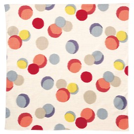 Musumi 20447-207 Modern Girl Furoshiki 70 Polka Dot Beige