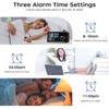 Lychee Digital Alarm Clock, Visual Color LED Screen Alarm Clock