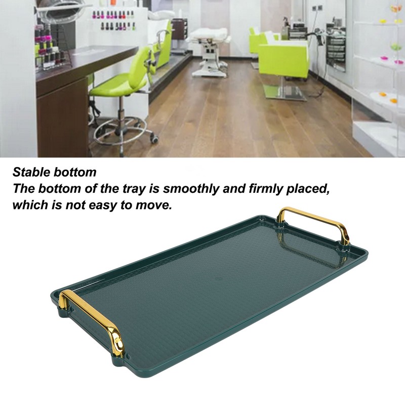 Large Handle Tray Double Ear Plastic Tray Rectangular Stable Multifunctional