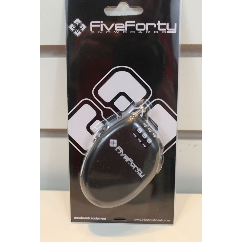 540 Mini Retractable Cable Lock Snowboard Mini Lock Black Retracting