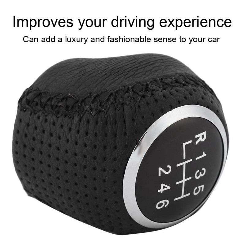 Shift Knob Replacement for Peugeot Boxer(Black, 6 Speed)
