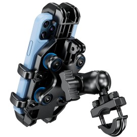 BRCOVAN Motorcycle Phone Mount Holder with Vibration Dampener Anti-Shake Hand...