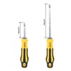 Sourcingmap 2 in 1 Adjustable-Length Screwdriver #2(PH2) Phillips 6.3mm Slotted
