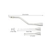 Shifter Lever Turn Signal Hazard Tilt Kit Stainless Steel Chrome
