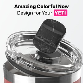 For YETI Magslider Lid Replacements, For YETI Mag Sliders Replacement, Colorful Design For Your YETI Lid Magnet,Special Tumbler Accessories For YETI Tumbler Lid Magnetic Slider, 2 Pack, Black