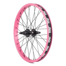 Rant Party On V2 Cassette Rear BMX Wheel Left Hand Drive Pepto Pink