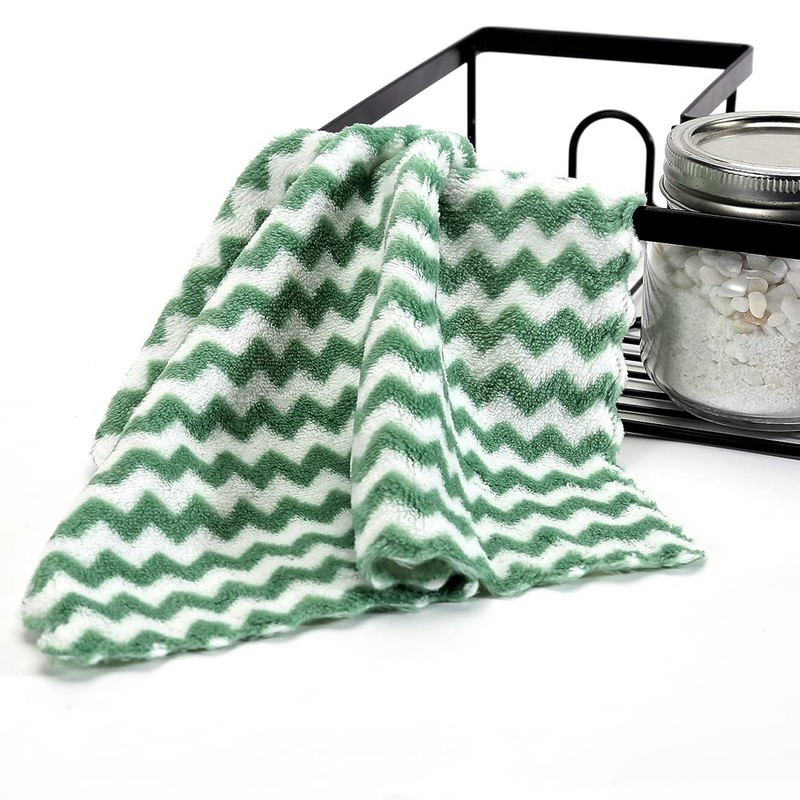 EigPluy Microfiber Cleaning Cloth,12 Pack Dish Cloths,10x10 Inches Dish Towels,Super
