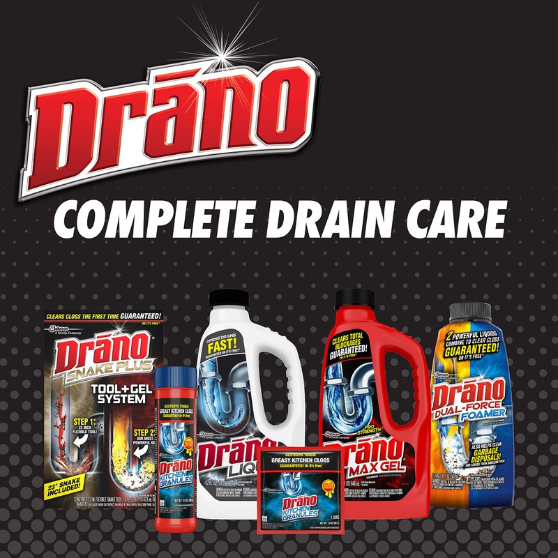 Drano Max Gel Clog Remover, 80 oz