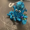 Holiday Time Teal Glitter Octopus Ornament, 3 in, by Holiday